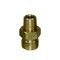 Bedford Precision Parts Bedford Precision Brass Nipple 1/8in NPT x 1/4in NPS for DeVilbiss 12-227 - alternate 1